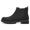 Chelseaboots TAMARIS, Damen, Gr. 38, schwarz, Nubukleder, sportlich, Schuhe, in derber Optik