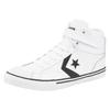 Sneaker CONVERSE "PRO BLAZE STRAP LEATHER", Gr. 40, schwarz-weiß (weiß, schwarz), Leder, sportlich, Schuhe Sneaker high Sneakerboots Skaterschuh