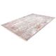 Teppich CALO-DELUXE "Miran 135" Teppiche Gr. B/L: 80 cm x 150 cm, 12 mm, 1 St., rosa (lachs, grau) Esszimmerteppiche Vintage Design, mit Fransen, Wohnzimmer