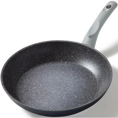 Bratpfanne STONELINE "Gourmundo", grau (anthrazit), H:4,6cm Ø:28cm, Pfannen, Bratpfanne, Made in Germany, STONELINE-Antihaftbeschichtung, Indukton, Induktion