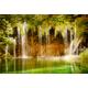 PAPERMOON Fototapete "Fairy Waterfall" Tapeten Gr. B/L: 2,5 m x 1,86 m, Bahnen: 5 St., bunt (mehrfarbig) Fototapeten