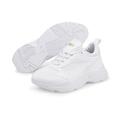 Sneaker PUMA "Cassia Sneakers Damen" Gr. 42, beige (white team gold beige) Schuhe Sneaker