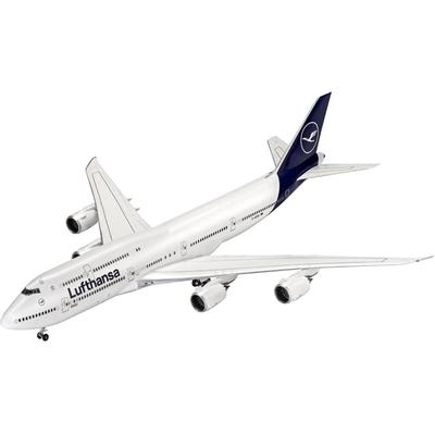 Modellbausatz REVELL "Boeing 747-8, Lufthansa New Livery", weiß, Modellbausätze, KinderL:52,5cm, Kunststoff, Made in Europe, L:52,5cm