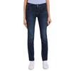Gerade Jeans TOM TAILOR "Alexa Straight", Damen, Gr. 31, Länge 30, blau (schwarz stone washed), Denim/Jeans, Obermaterial: 69% Baumwolle, 20% Polyester, 9% Viskose, 2% Elasthan, casual, bequem lang, Jeans, mit Kontrastnähten