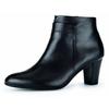 Stiefelette GABOR "Nizza", Damen, Gr. 38,5, schwarz, Nappaleder, unifarben, elegant, Schuhe, mit Innenreißverschluss