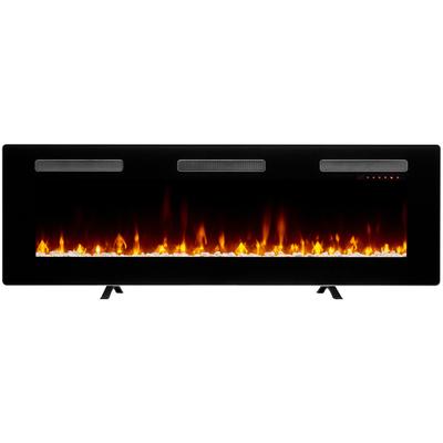 Elektrokamin DIMPLEX "Sierra 60", schwarz, B:1524cm H:49,5cm T:16,5cm, Elektrokaminöfen, schwarz,mit Heizung, Fernbedien