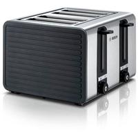 BOSCH Toaster TAT7S45, grau (grau, schwarz), B:28cm H:18,4cm T:27,6cm, Toaster