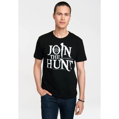 T-Shirt LOGOSHIRT ""Supernatural - Join The Hunt"" Gr. XL, schwarz Herren Shirts mit Supernatural-Print