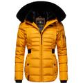 Winterjacke NAVAHOO "Melikaa", Damen, Gr. XS (34), gelb, Oberstoff: 100% Polyester, Futter: 100% Polyester, Wattierung: 100% Polyester, Ärmelfutter: 100% Polyester, Kunstpelz: 90% Polyacryl, 10% Polyester, modisch, figurumspielend hüftbedeckend,...