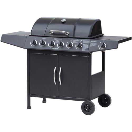 „Gasgrill EL FUEGO „“Dayton 6+1″“ Grills Gr. B/H/T: 133 cm x 97 cm x 54 cm, schwarz Gasgrills BxTxH: 133x54x97 cm“