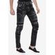 Slim-fit-Jeans CIPO & BAXX Gr. 31, Länge 34, schwarz (schwarz, grau) Herren Jeans Slim Fit