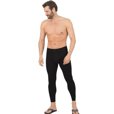 Lange Unterhose TRIGEMA "TRIGEMA Lange Unterhose im Doppelpack", Herren, Gr. 9, schwarz, 100% Baumwolle (Bio-Baumwolle kbA), Unterhosen Lange Unterhose Multipacks Unterhose Unterwäsche Image
