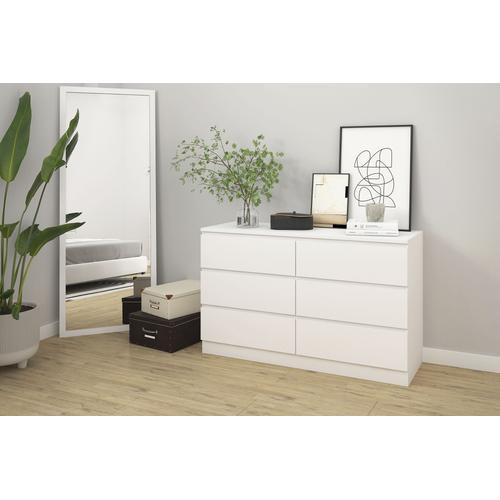 „Sideboard INOSIGN „“Daelan““ Sideboards Gr. B/H/T: 120 cm x 73 cm x 39,5 cm, 6 Schubladen, 6, weiß Sideboards“