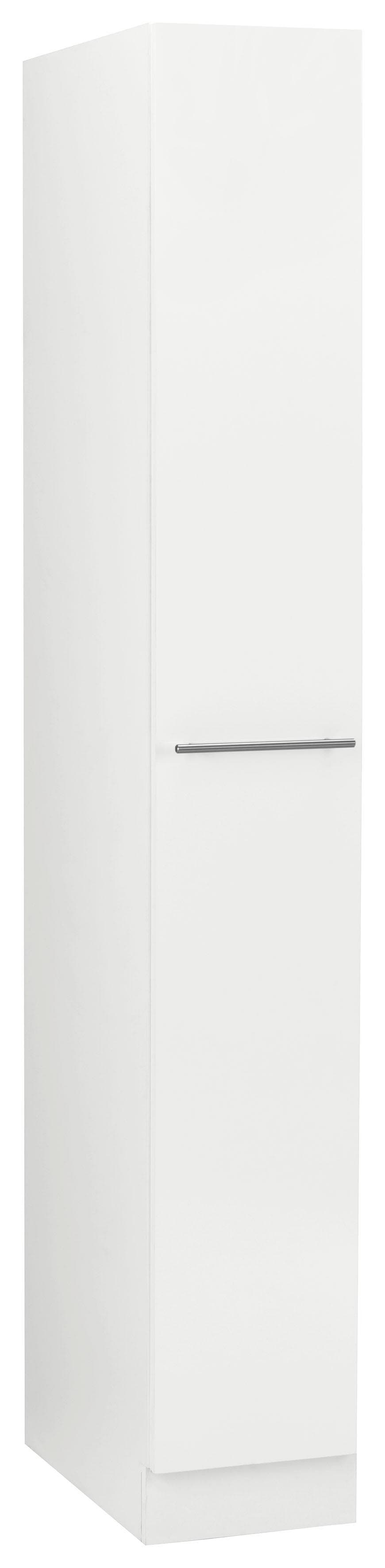 Apothekerschrank WIHO KÜCHEN "Flexi2", weiß (front und korpus: weiß), B:30cm H:200cm T:57cm, Schränke