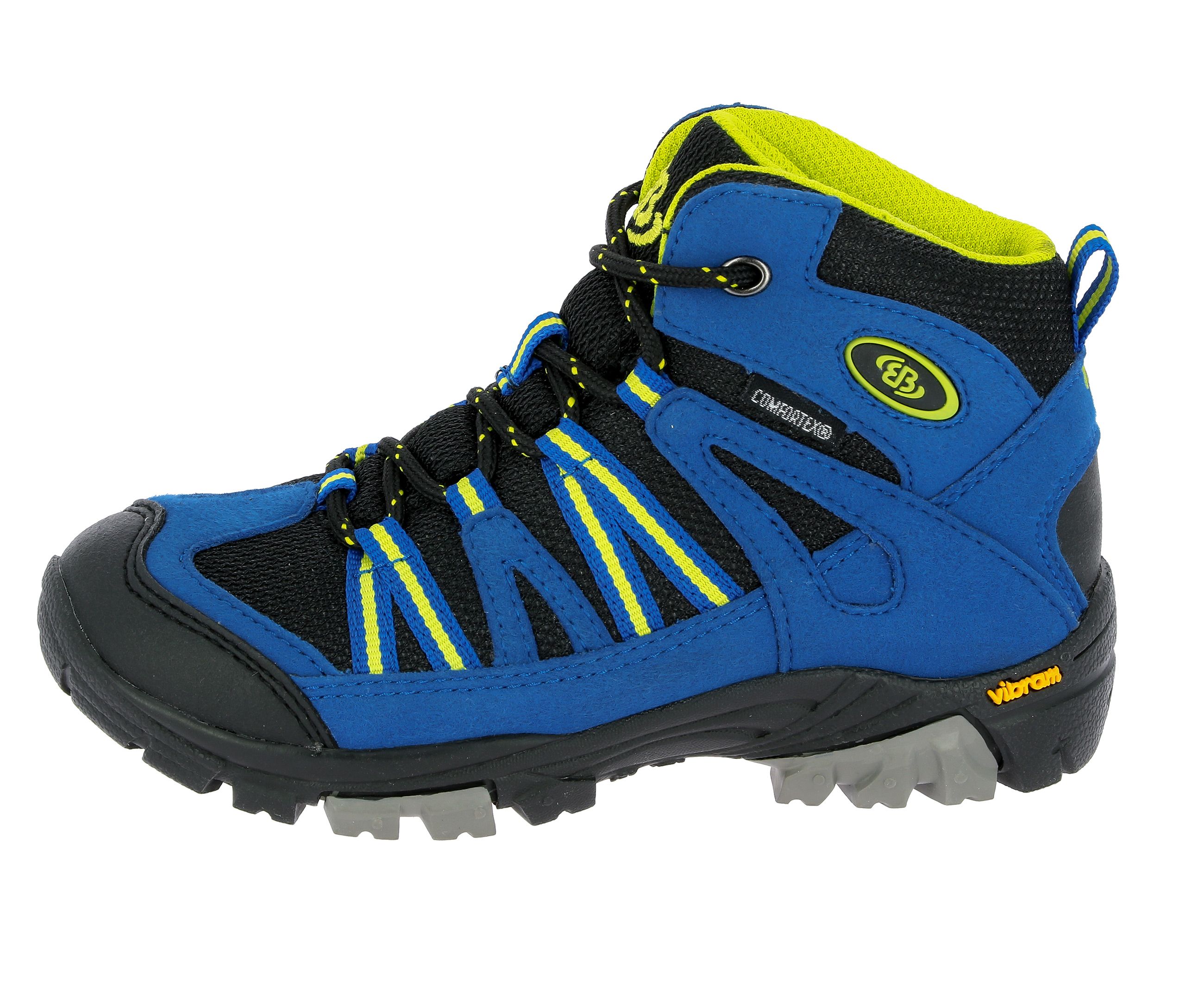 Wanderschuh BRÜTTING "Outdoorstiefel Ohio High", Kinder, Gr. 41, blau, Synthetik, Schuhe Wanderschuh