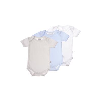 Body LILIPUT, Baby, Gr. 50/56, EURO-Größen, bunt (mehrfarbig), 100% Baumwolle, gestreift, unifarben, kurz, Kurzarm, Bodies, mit praktischen Druckknöpfen Image