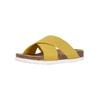 Sandale CRUZ "Musoni", Damen, Gr. 41, gelb, Leder, feminin, Schuhe Pantolette Schlappen Sommerschuh, mit Style und Komfort