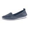 Slipper ANDREA CONTI, Damen, Gr. 41, blau (marine), Glattleder, Leder, modisch, Schuhe, Topseller