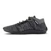 Barfußschuh LEGUANO "BEAT", Damen, Gr. 38, grau (anthrazit, meliert), Textil, sportlich, Schuhe, Freizeitschuh, Halbschuh, Schnürschuh für Maschinenwäsche geeignet