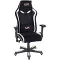 Gaming-Stuhl DUO COLLECTION "Game Rocker G-30 L" Stühle Gr. B/H/T: 72 cm x 138 cm x 72 cm, Kunstleder-Microfaser, Gaming-Chair, schwarz (schwarz, weiß) Gamingstühle