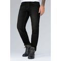 Comfort-fit-Jeans CAMP DAVID Gr. 32, Länge 34, schwarz Herren Jeans Comfort Fit