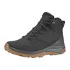 Wanderschuh SALOMON "OUTsnap CSWP M", Gr. 45, schwarz (schwarz, ebony, gum1a), Synthetik, Textil, sportlich, Schuhe, Wasserdicht, wärmend