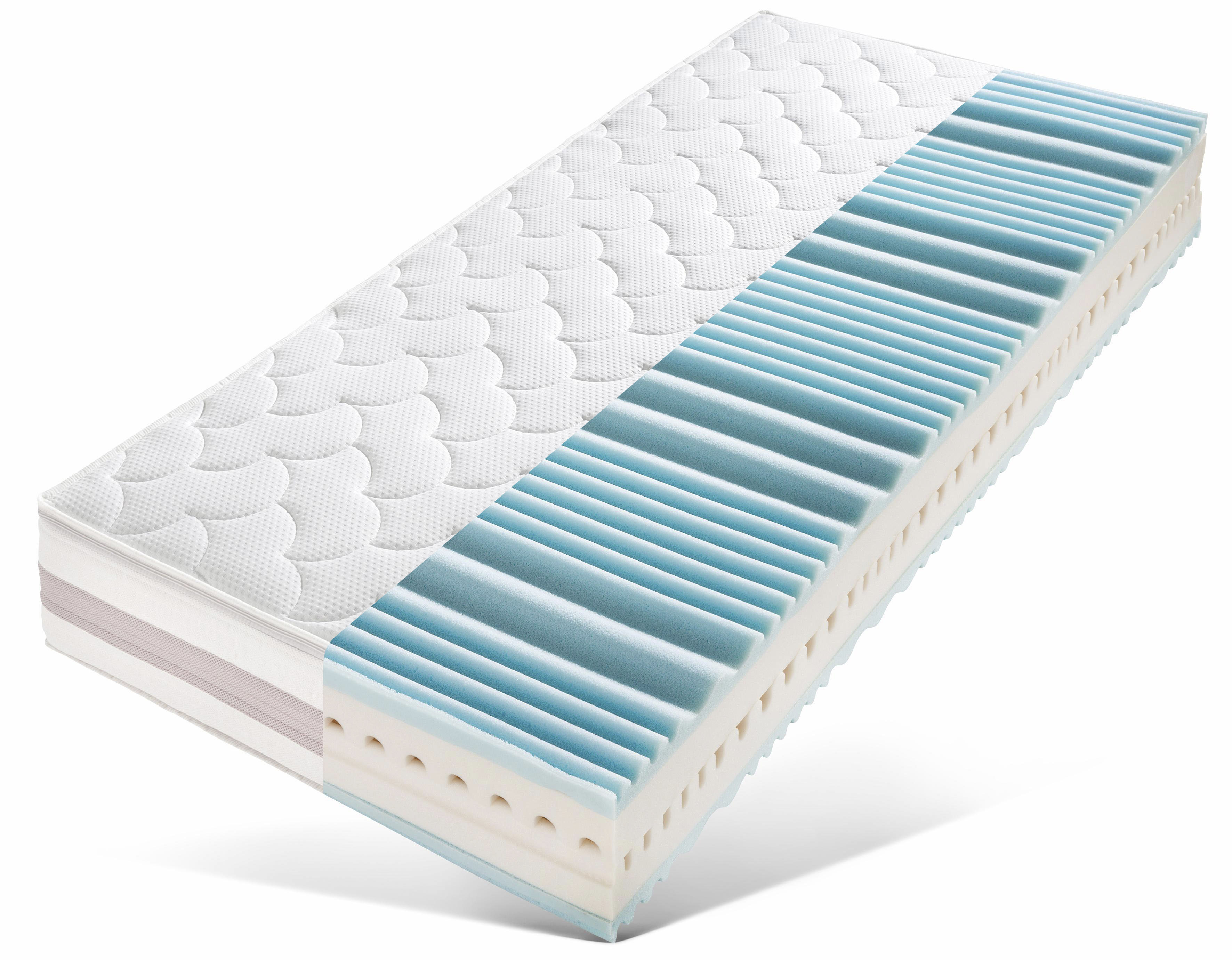 Gelschaummatratze HN8 SCHLAFSYSTEME "Dynamic Gel CS" Gr. 3, weiß, B:100cm H:26cm L:200cm, Bezug: 100% Polyester, Matratzen, optimale Körperunterstützung dank Gelschaum & ideale Luftzirkulation Image