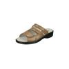Pantolette NATURAL FEET "Ines", Damen, Gr. 40, braun, Synthetik, casual, Schuhe, mit rutschhemmenden Elementen