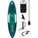 Inflatable SUP-Board L.A. SPORTS "Devil" Wassersportboards Gr. 10'10 330 cm, grün (türkisgrün, blaugrün) Stand Up Paddle