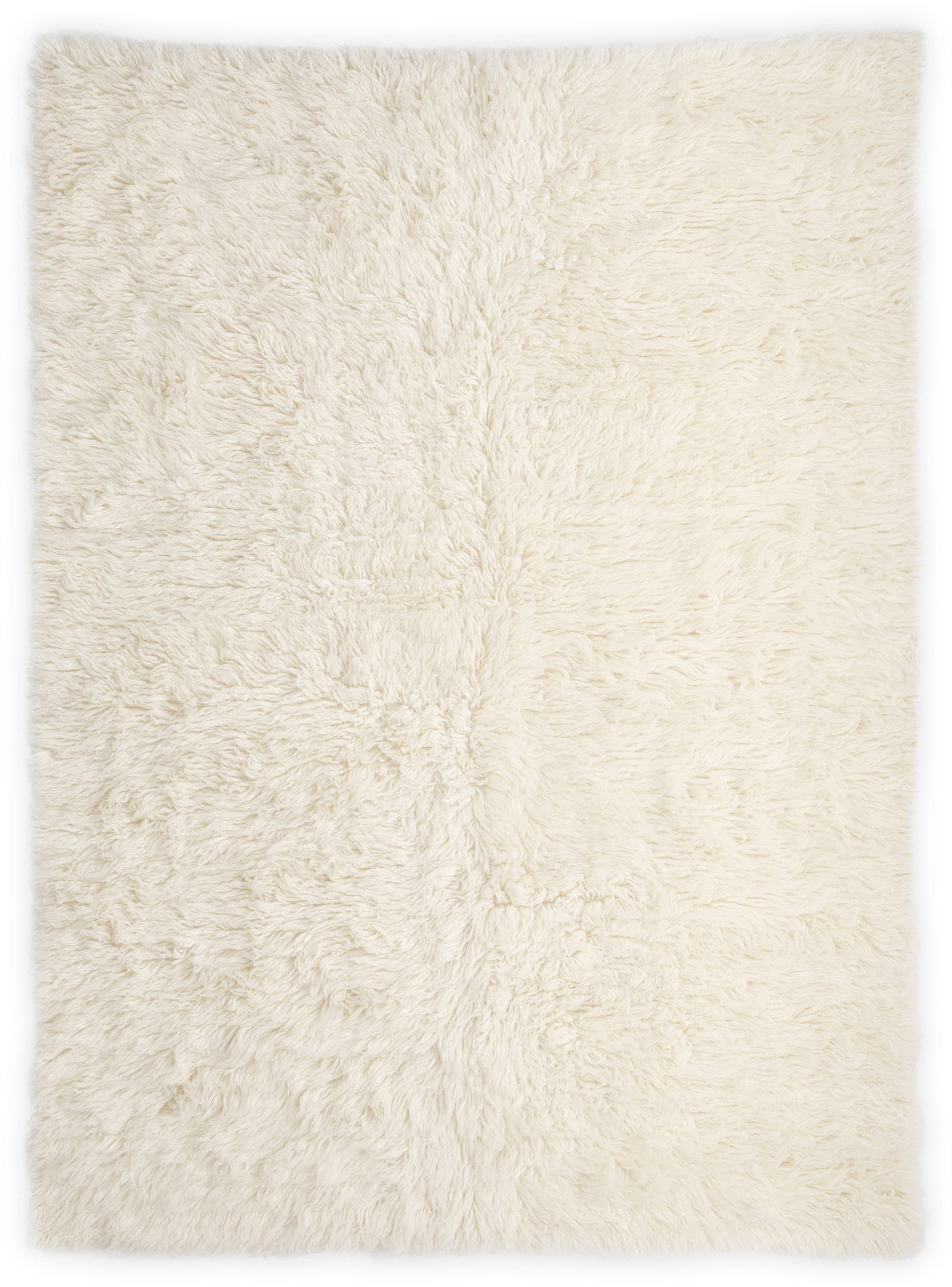Wollteppich THEKO "Flokos 1" Gr. 2, beige (natur), B:70cm H:40mm L:140cm, Wolle, Teppiche, original griechischer Flokati, Hochflor, Uni Farben, reine Wolle Image