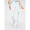 Skinny-fit-Jeans LEVI'S "721 High rise skinny" Gr. 27, Länge 32, weiß (white) Damen Jeans Röhrenjeans mit hohem Bund