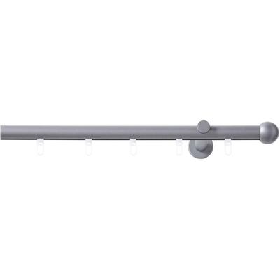 Innenlaufschiene GOOD LIFE "Bola" Gr. 1, grau (anthrazit), L:120cm Ø:20mm, Aluminium, Metall, Gardinenstangen Image