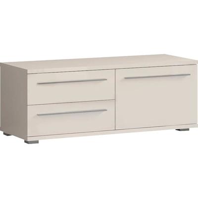 TV-Board PLACES OF STYLE "Piano", beige (beige 71 hochglanz), B:120cm H:46,2cm T:45,2cm, Spanplatte, Sideboards, UV lackiert, mit Soft-Close-Funktion Image
