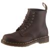 Schnürstiefel DR. MARTENS "8 Eyes Boot 1460 Crazy Horse", Herren, Gr. 37, braun (dunkelbraun), Leder, klassisch, Schuhe, Boots, Stiefel mit Lederinnensohle - schmale Form