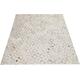 Lederteppich HOME AFFAIRE "Arno" Teppiche Gr. B/L: 120 cm x 170 cm, 8 mm, 1 St., grau (grau, creme) Esszimmerteppiche
