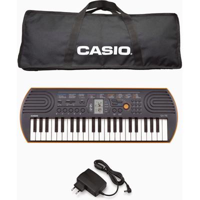 Home Keyboard CASIO "Mini-Keyboard SA-76" Tasteninstrumente bunt Ab 6-8 Jahren