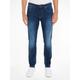 Tapered-fit-Jeans TOMMY JEANS "SLIM TAPERED AUSTIN" Gr. 30, Länge 32, blau (aspen dark blue) Herren Jeans Tapered-Jeans