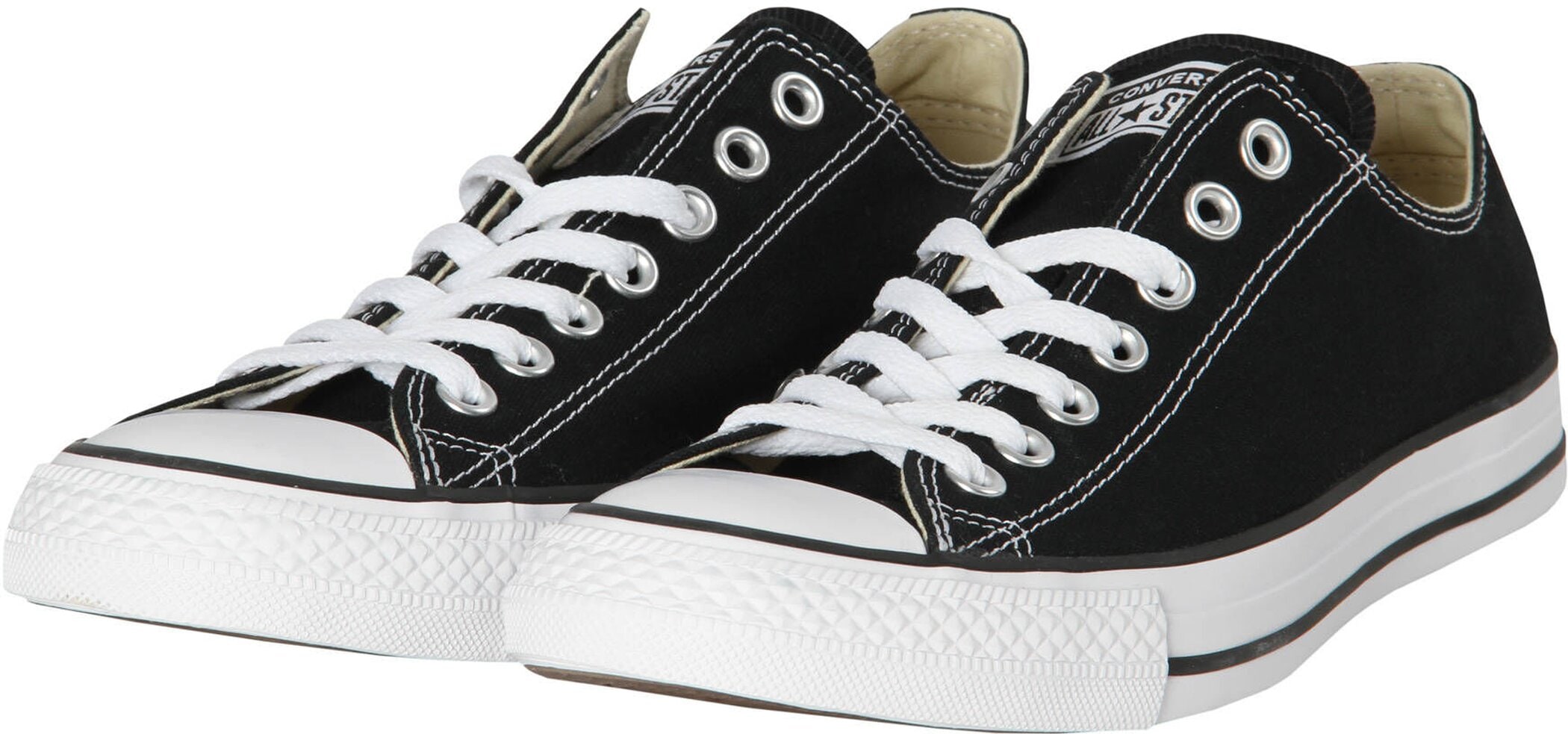 Sneaker CONVERSE "Chuck Taylor All Star Core Ox", Damen, Gr. 42,5, schwarz, Textil, Schuhe Skaterschuh Canvassneaker Sneaker low