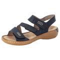 Riemchensandale RIEKER Gr. 40, blau (nachtblau) Damen Schuhe Sandalen