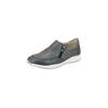 Slipper LEI BY TESSAMINO "Teresa", Damen, Gr. 39, blau, Leder, casual, Schuhe, mit auffälligen Metall-Nieten