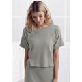 T-Shirt S.OLIVER Gr. 44/46, grau Damen Shirts T-Shirts