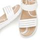 Sandale LASCANA Gr. 42, weiß Damen Schuhe Sandalen Sandalette, Sommerschuh, ultraleichte Sohle, Klettverschluss VEGAN