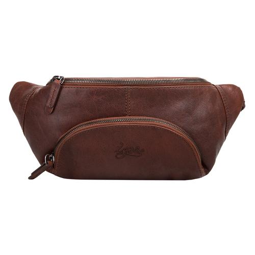 Gürteltasche X-ZONE Gr. B/H/T: 30 cm x 13 cm x 6 cm onesize, braun (cognac) Damen Taschen Gürteltaschen echt Leder