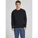 Sweatshirt JACK & JONES "STAR BASIC SWEAT CREW NECK" Gr. M (48), schwarz Herren Sweatshirts