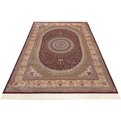 Teppich WECON HOME "Täbriz", rot, B:80cm H:5mm L:140cm, Modal, Teppiche, Wohnzimmer, Orient Design Image