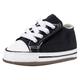 Sneaker CONVERSE "Kinder Chuck Taylor All Star Cribster Canvas Color-Mid" Gr. 20, schwarz-weiß (black natural, ivory white) Schuhe Sneaker