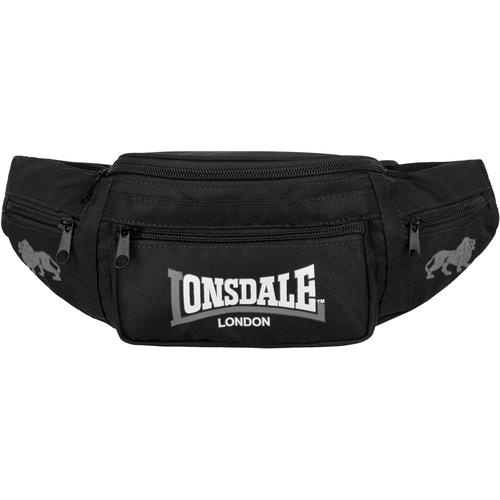 „Gürteltasche LONSDALE „“HIP““ Gr. B/H/T: 20 cm x 11 cm x 7 cm, schwarz Herren Taschen Gürteltaschen“