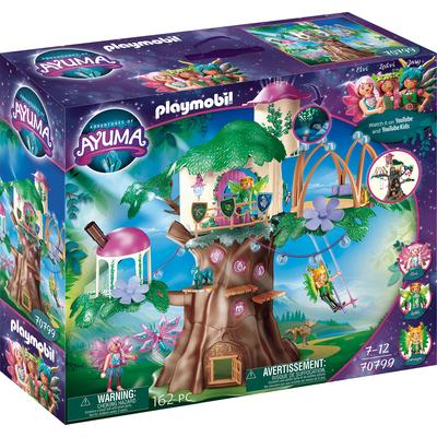 Konstruktions-Spielset PLAYMOBIL "Gemeinschaftsbaum (70799), Adventures of Ayuma" Spielbausteine bunt Kinder Ab 6-8 Jahren