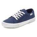 Sneaker LASCANA Gr. 37, blau (marine) Damen Schuhe Canvassneaker Sneaker low Skaterschuh Bestseller