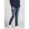 Slim-fit-Jeans JACK & JONES "JJIGLENN JJFOX AGI 304 50SPS NOOS", Herren, Gr. 32, Länge 32, blau (medium, blau), Denim/Jeans, Obermaterial: 91% Baumwolle, 7% Polyester, 2% Elasthan, Abriebeffekte, modisch, slim fit, Jeans